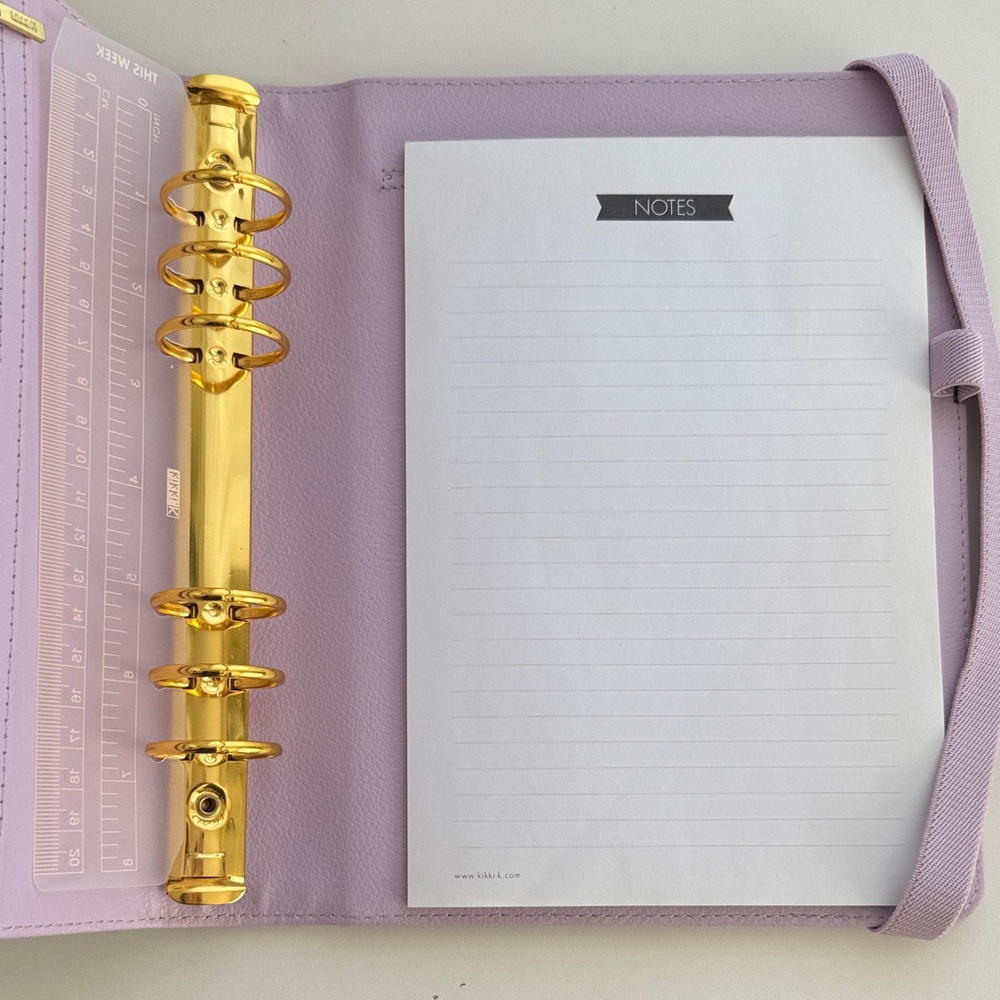 kikki.K Lavender Tablet/Planner Cover with Gold Diamond Accents - Picture 5 of 15